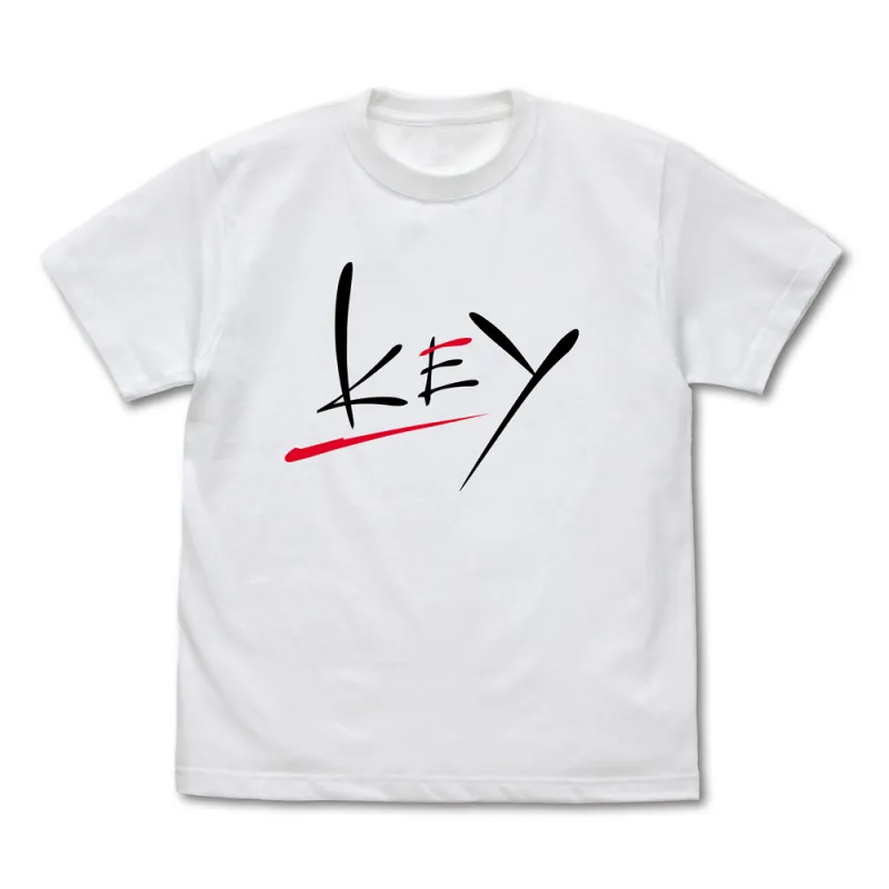 Keyロゴ Tシャツ/WHITE-S