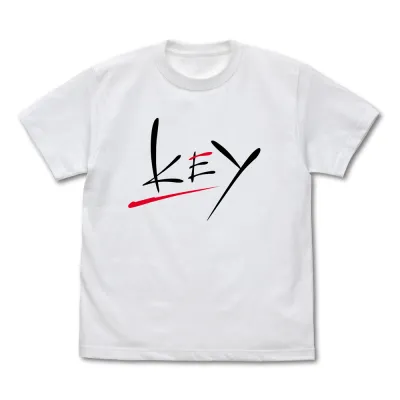 Keyロゴ Tシャツ/WHITE-M