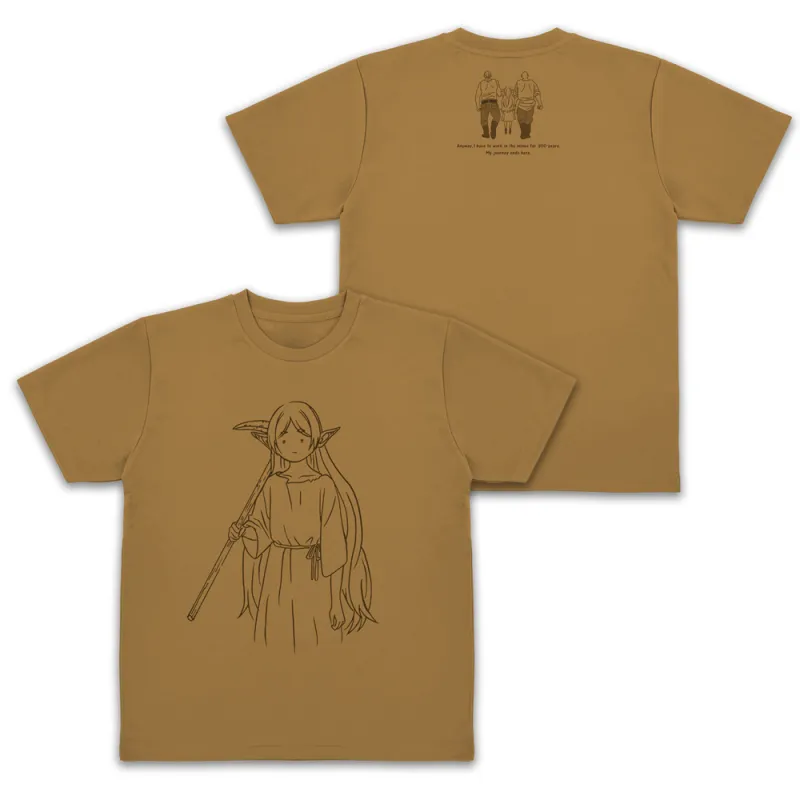 フリーレン 「鉱山で300年働くことになっちゃった」 ドライTシャツ/COYOTE-S