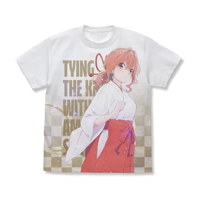 甘神夕奈 フルグラフィックTシャツ/WHITE-M