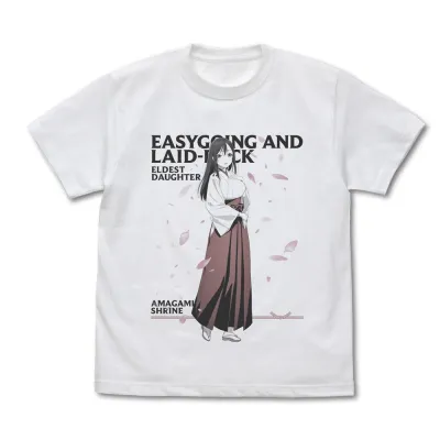 甘神夜重 Tシャツ/WHITE-S