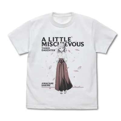 甘神朝姫 Tシャツ/WHITE-M