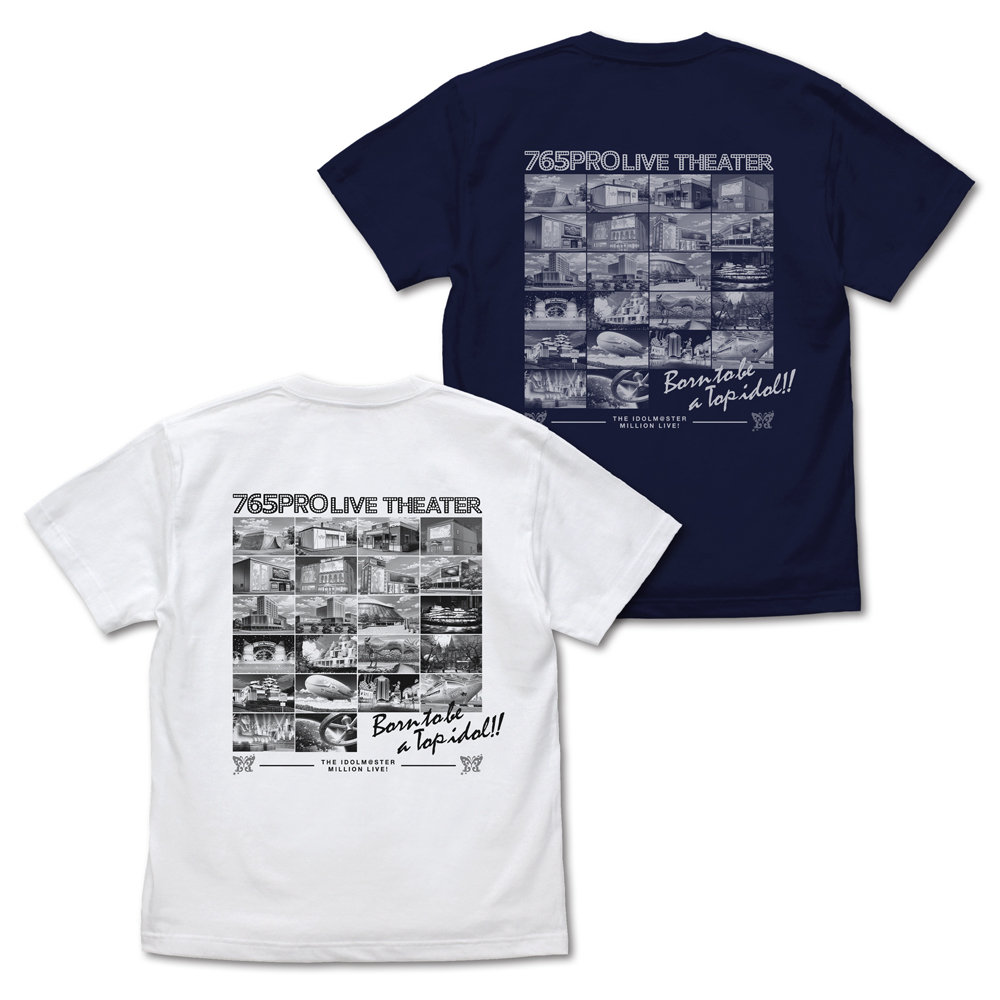 GALA Tシャツ 舞台グッズ (新品未開封) 765プロライブ劇場 Tシャツ Ver2.0/WHITE-M - GoodsMart Wholesale