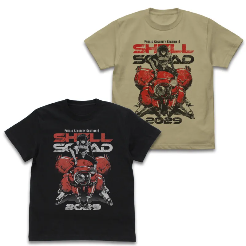 素子とフチコマ Tシャツ/SAND KHAKI-M