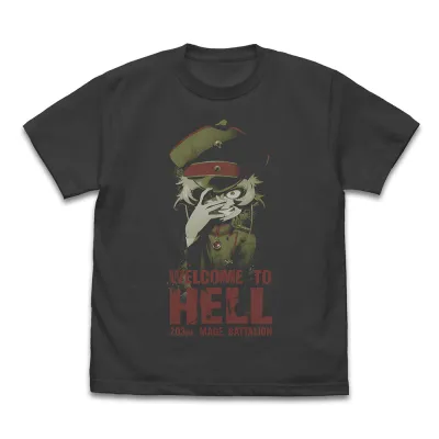 ターニャ 「地獄へようこそ」 Tシャツ/SUMI-XL