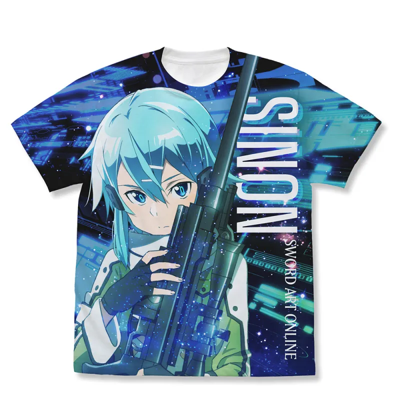 シノン フルグラフィックTシャツ 氷の狙撃手Ver./WHITE-L