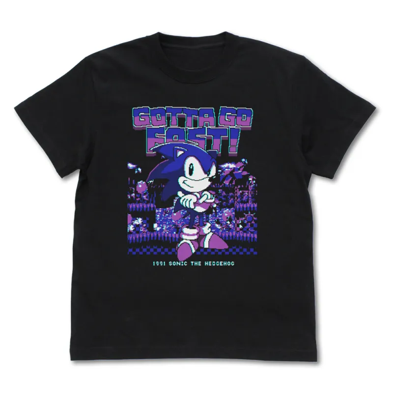 レトロフューチャー ソニック Tシャツ/BLACK-XL
