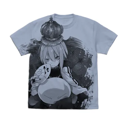 リムル=テンペスト オールプリントTシャツ/ACID BLUE-M