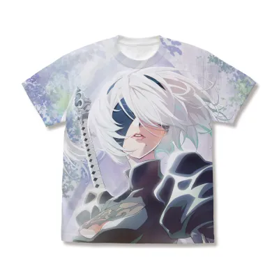 2B フルグラフィックTシャツ/WHITE-S