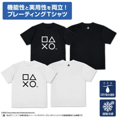 プレーティングTシャツ for PlayStation Shapes Logo/WHITE-L