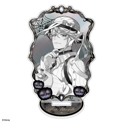 ディズニー ツイステッドワンダーランド オーロラアクリルスタンド アズール・アーシェングロット／スケアリー・ドレスver.（モノクローム）