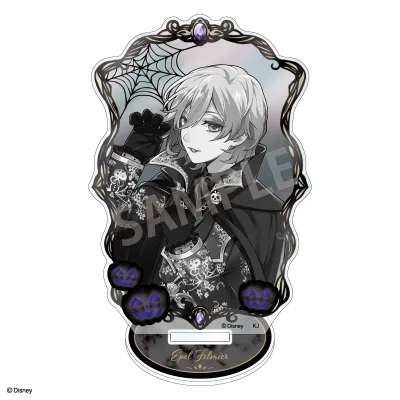 ディズニー ツイステッドワンダーランド オーロラアクリルスタンド エペル・フェルミエ/スケアリー・ドレスver.(モノクローム)