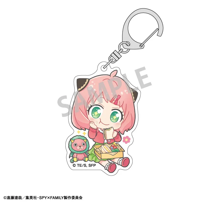 アクリルキーホルダー おひるごはん/春のおでけけ 描き起こし