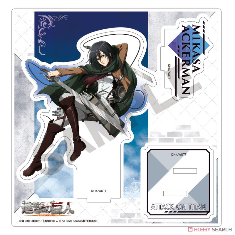 進撃の巨人 アクリルスタンド ミカサ アクション 2