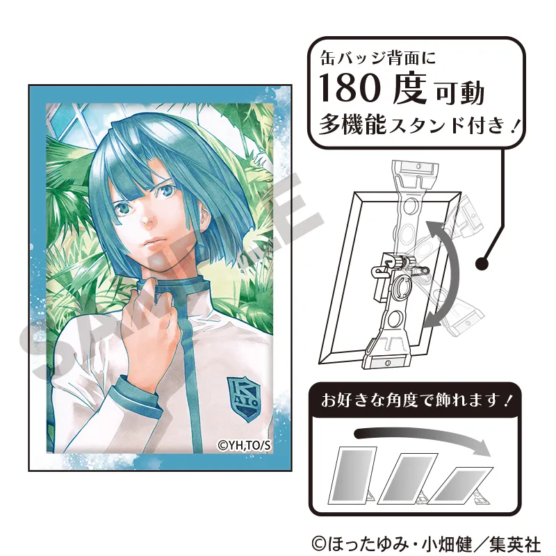 ヒカルの碁 アート缶バッジ 塔矢アキラ