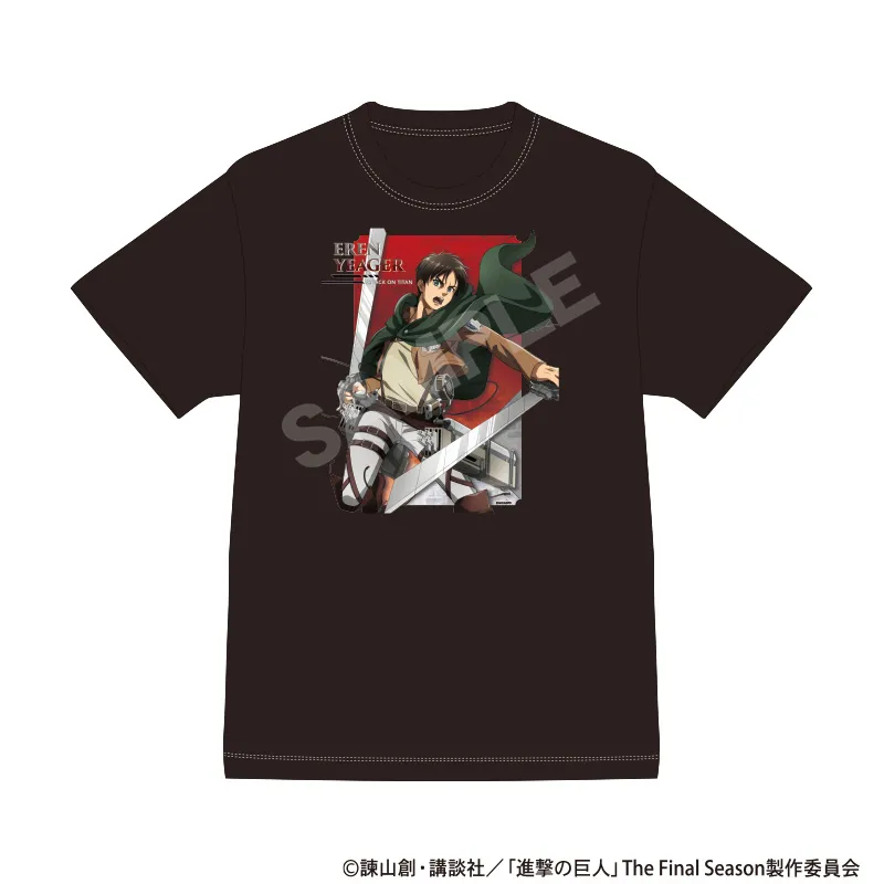 進撃の巨人 Tシャツ エレン アクション