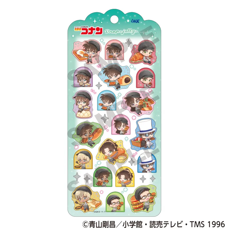名探偵コナン　ドロップジェリーシール　きゃらペコ 　ベーカリー