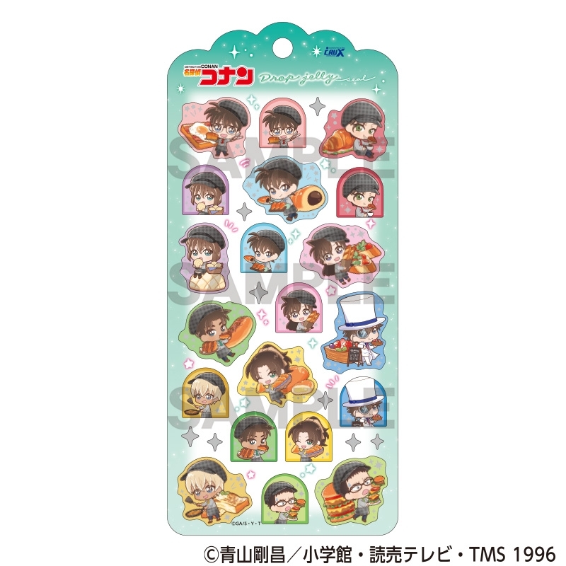 名探偵コナン　ドロップジェリーシール　きゃらペコ 　ベーカリー 2