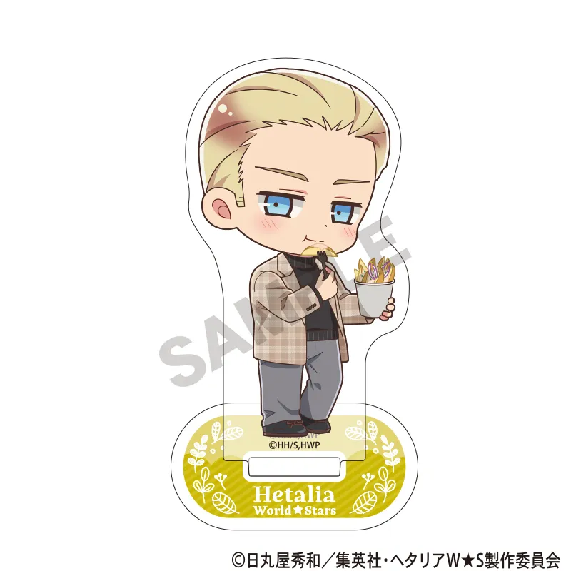 ヘタリア World★Stars アクリルスタンド ドイツ 食べ歩きグルメ ミニキャラ