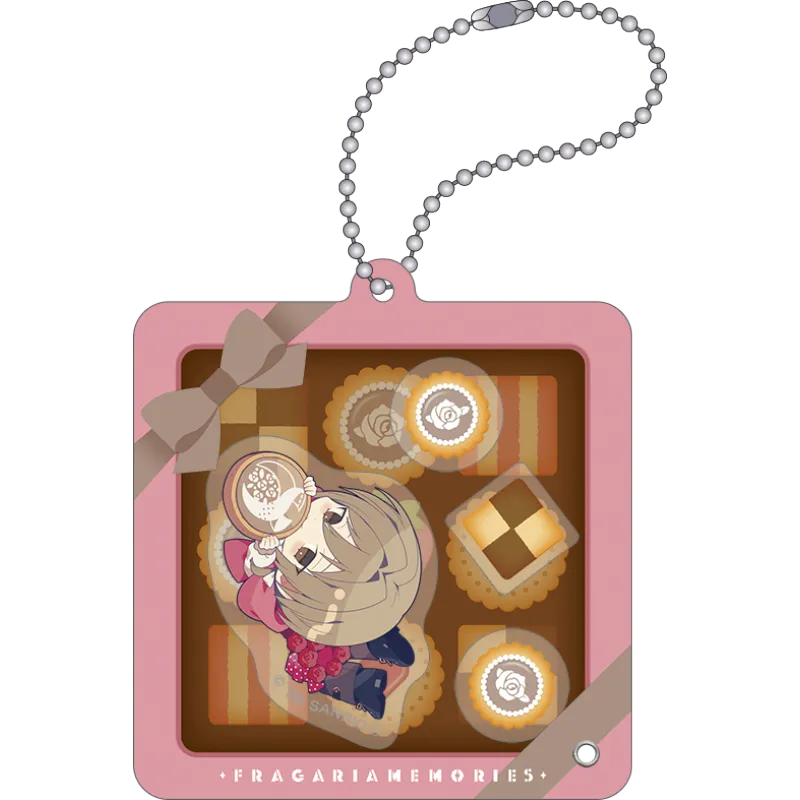 かぷりっこ シャカシャカアクリルキーホルダー／ロマリシュ※海外流通 NG