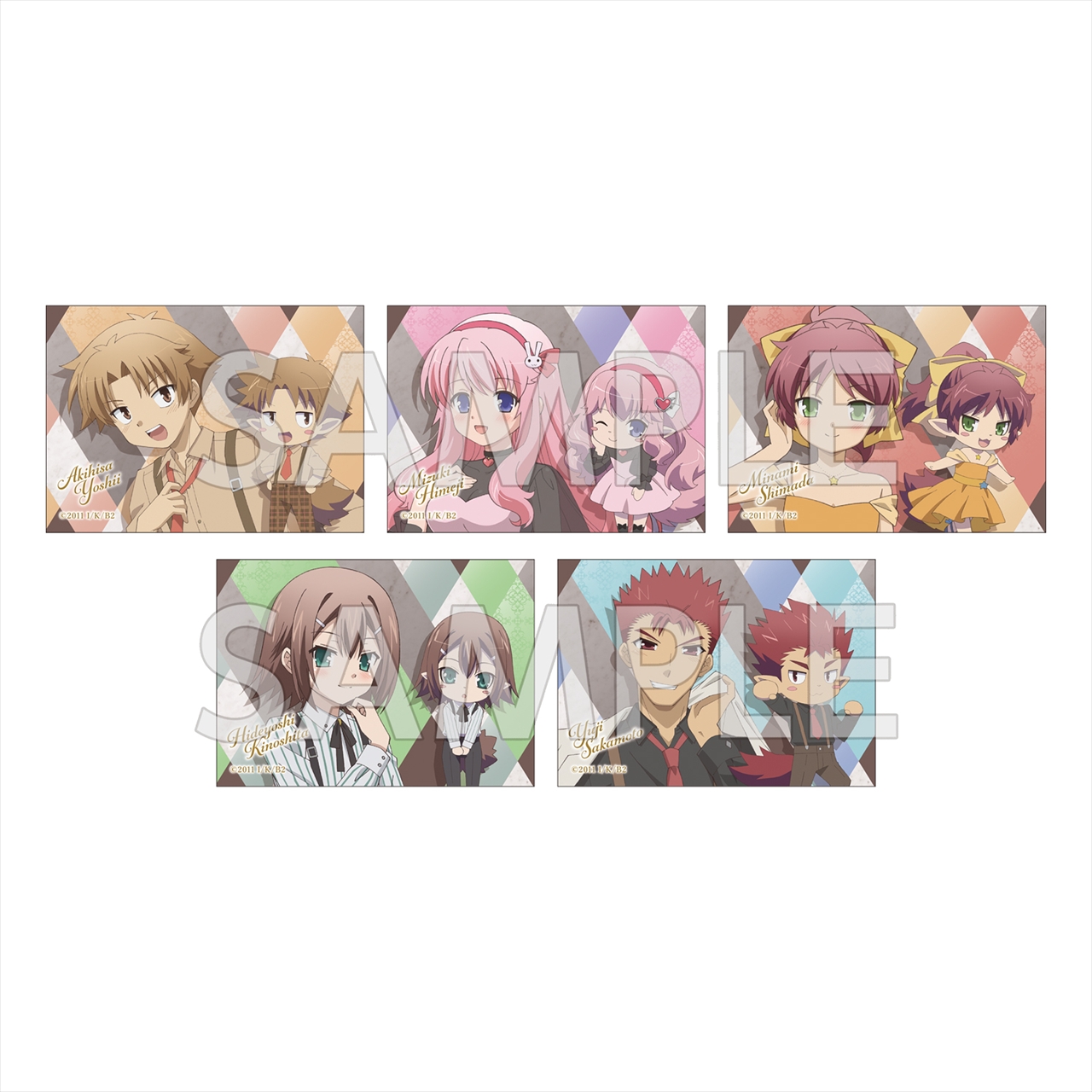 TVアニメ「バカとテストと召喚獣」フォーマルシリーズ トレーディングミニキャンバス 1BOX入数：5