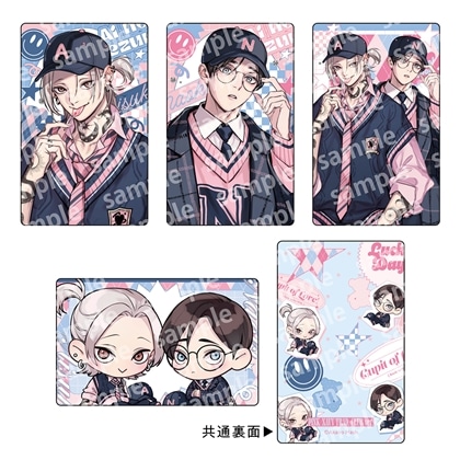 トレーディングカードセット PINK/NAVY TRAD. CLUB ver. 愛の刺青 2