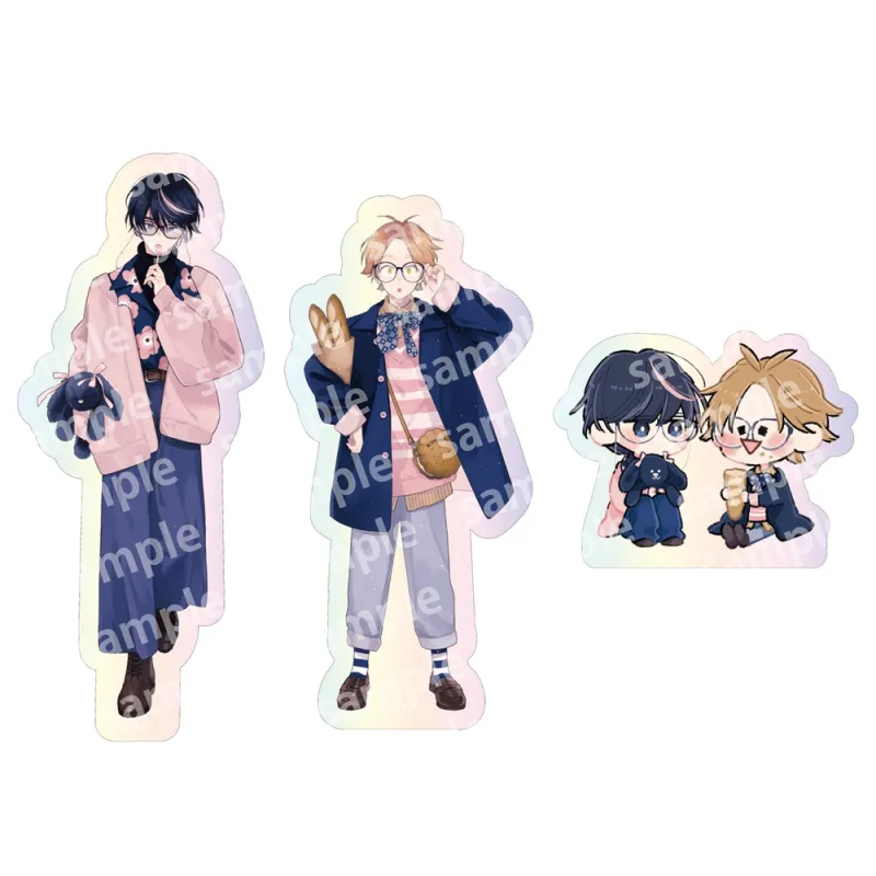 オーロラステッカーセット PINK/NAVY TRAD. CLUB ver. 君には届かない。