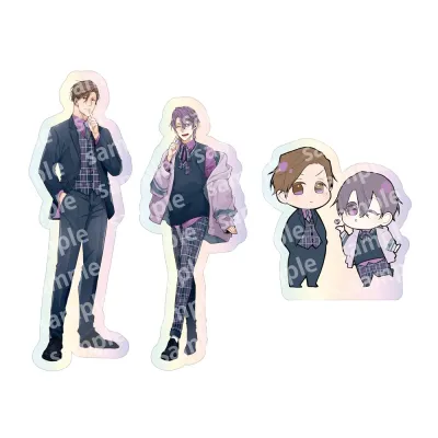 オーロラステッカーセット PINK/NAVY TRAD. CLUB ver. 好いも甘いも