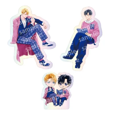 オーロラステッカーセット PINK/NAVY TRAD. CLUB ver. ベッドイン・ルール