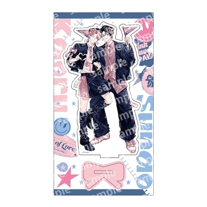 アクリルスタンド PINK/NAVY TRAD. CLUB ver. ピンクにきゅんしていいですか 2