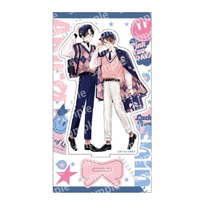 アクリルスタンド PINK/NAVY TRAD. CLUB ver. みなと商事コインランドリー 2