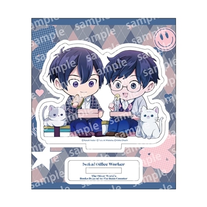 アクリルスタンド デフォルメ PINK/NAVY TRAD. CLUB ver. 異世界の沙汰は社畜次第 2