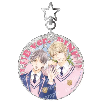 ラメアクリルキーホルダー PINK/NAVY TRAD. CLUB ver. タクミくんシリーズ