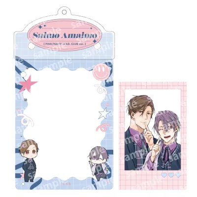 カードケースホルダー&フォト風カードセット PINK/NAVY TRAD. CLUB ver. 好いも甘いも