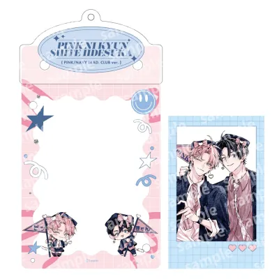 カードケースホルダー&フォト風カードセット PINK/NAVY TRAD. CLUB ver. ピンクにきゅんしていいですか