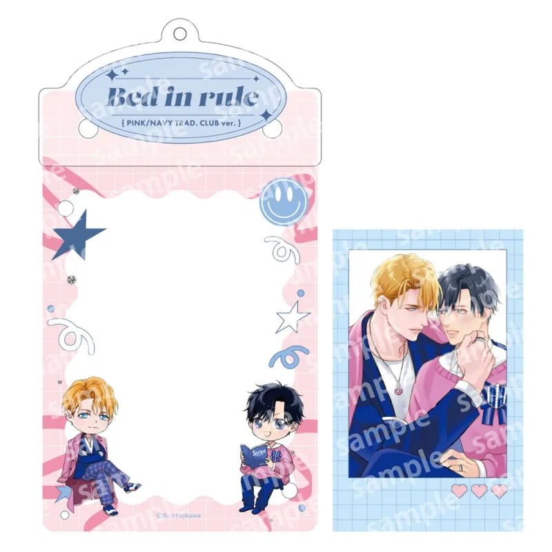 カードケースホルダー&フォト風カードセット PINK/NAVY TRAD. CLUB ver. ベッドイン・ルール