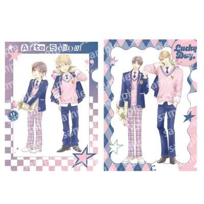 クリアファイルセット PINK/NAVY TRAD. CLUB ver. タクミくんシリーズ