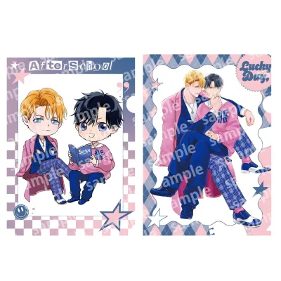 クリアファイルセット PINK/NAVY TRAD. CLUB ver. ベッドイン・ルール