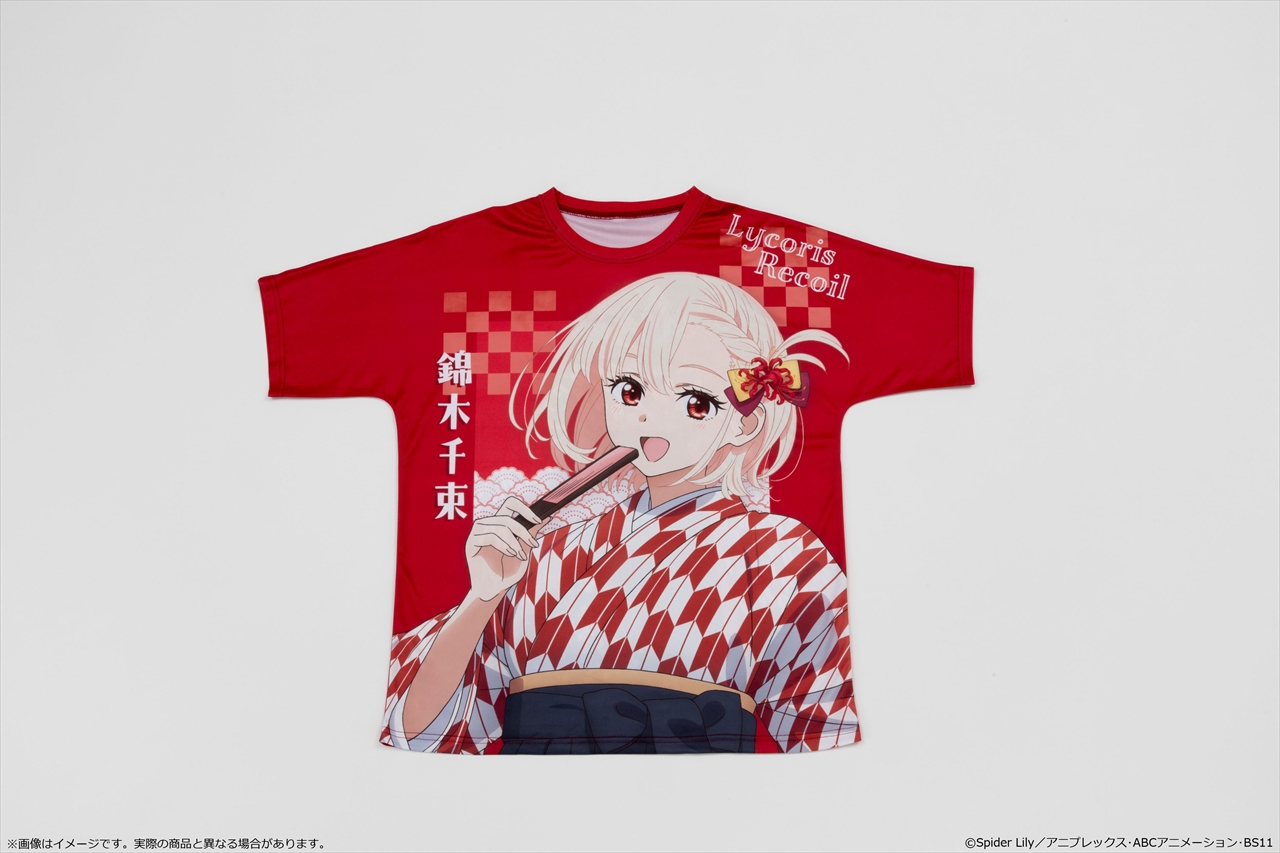 TVアニメ「リコリス・リコイル」フルグラフィックTシャツ 和モダンVer. 錦木千束 2