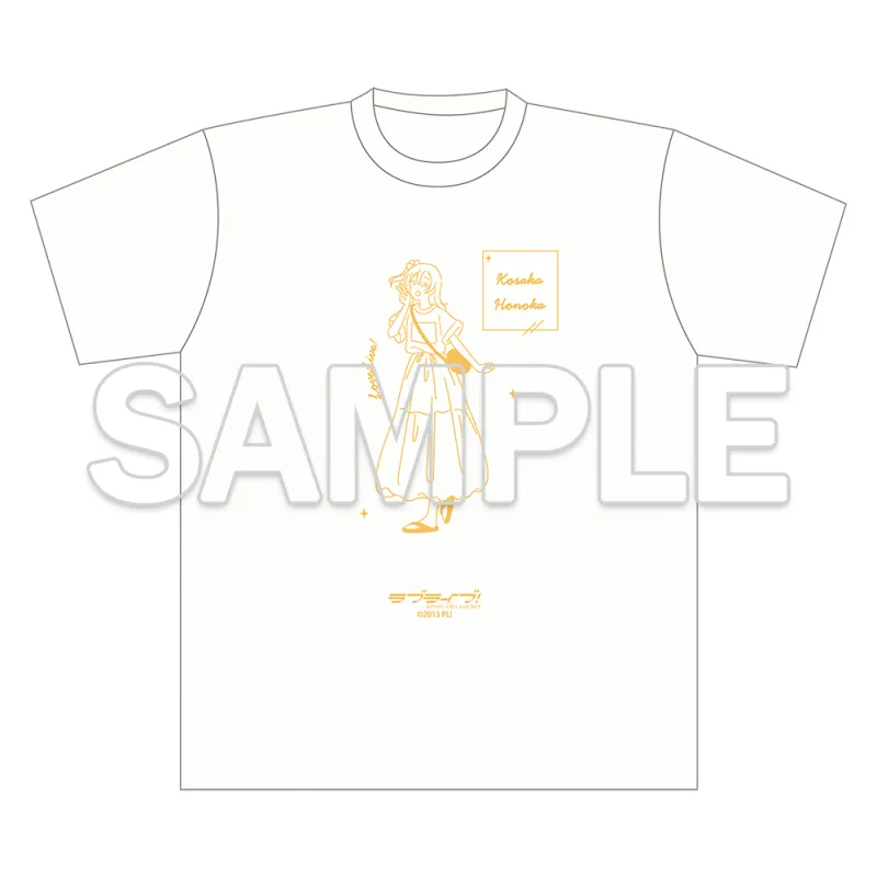 『ラブライブ！』お散歩は季節をまとって。 ビッグシルエットTシャツ 高坂穂乃果