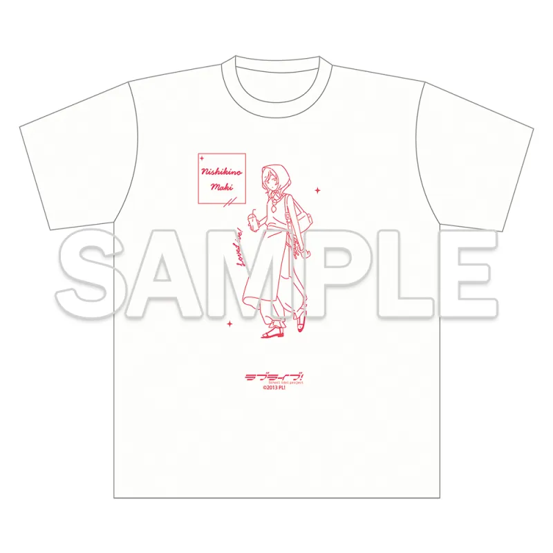 『ラブライブ！』お散歩は季節をまとって。 ビッグシルエットTシャツ 西木野真姫