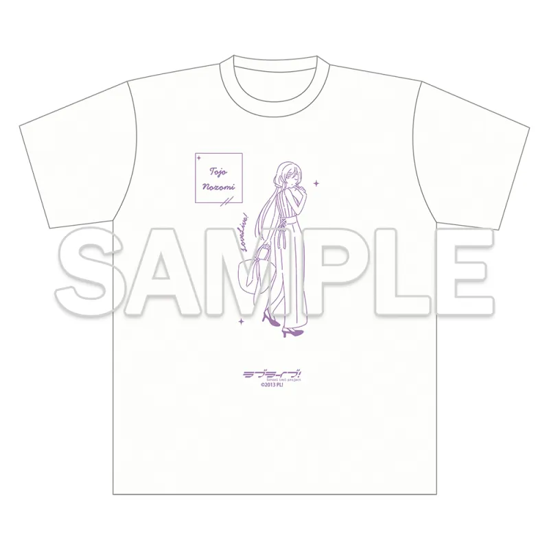 『ラブライブ!』お散歩は季節をまとって。 ビッグシルエットTシャツ 東條 希
