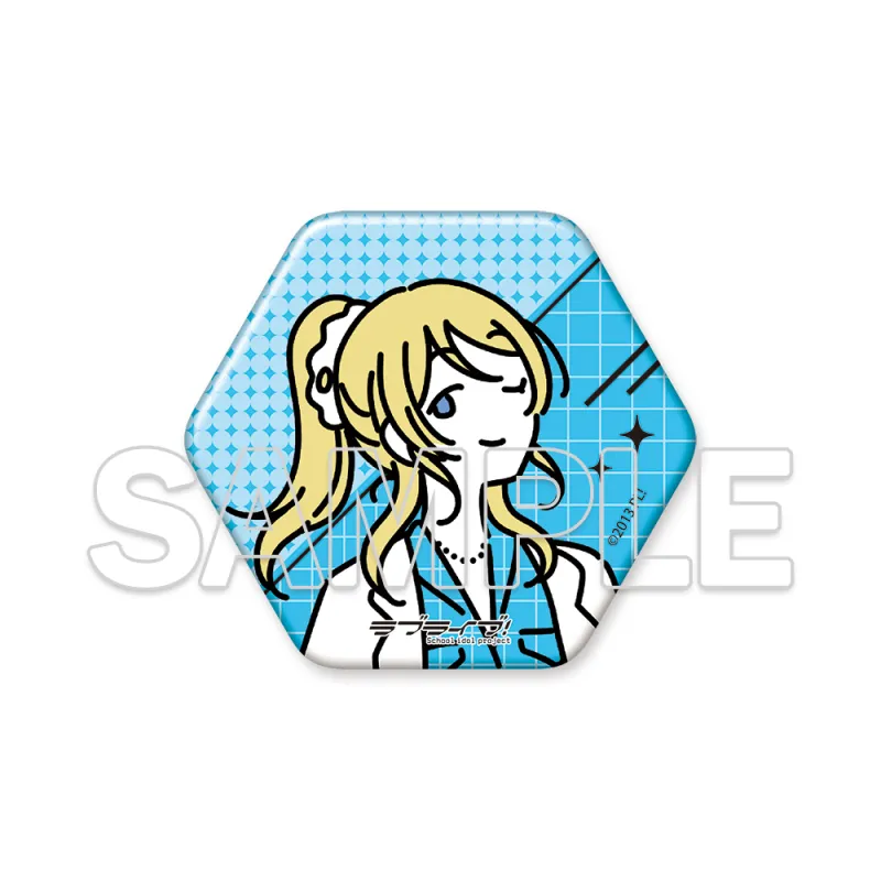 『ラブライブ!』お散歩は季節をまとって。 六角形缶バッジ 絢瀬絵里