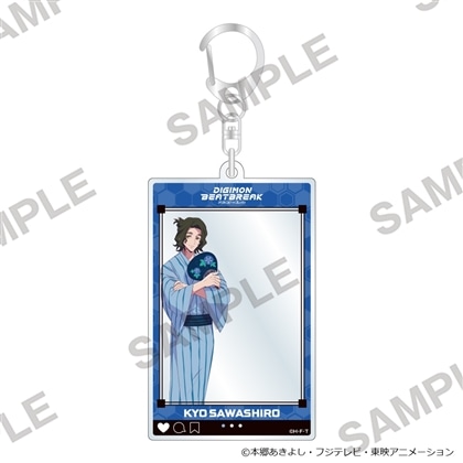 フレームアクリルキーホルダー お祭りVer. 沢城キョウ 2
