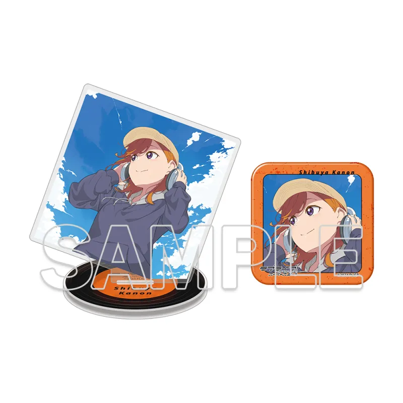 『ラブライブ！スーパースター!!』ましかくアクリルプレート＆缶バッジセット ～Behind the ”Aspire”～ 澁谷 かのん