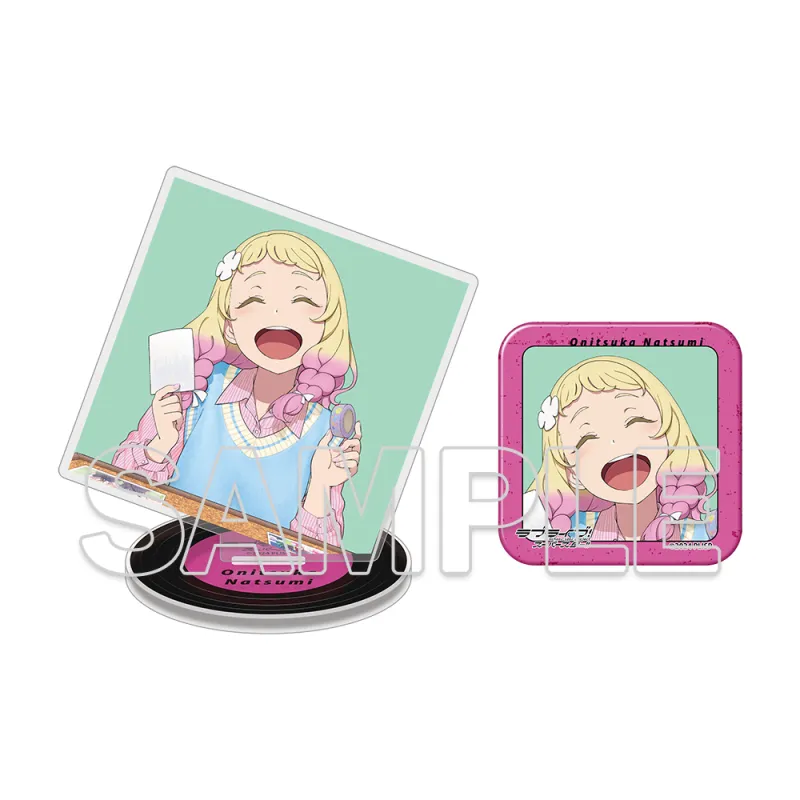 『ラブライブ！スーパースター!!』ましかくアクリルプレート＆缶バッジセット ～Behind the ”Aspire”～ 鬼塚 夏美