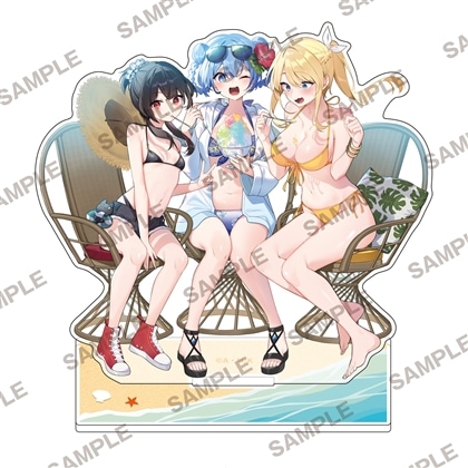 描き下ろしアクリルスタンド アクア&めぐみん&ダクネス 2