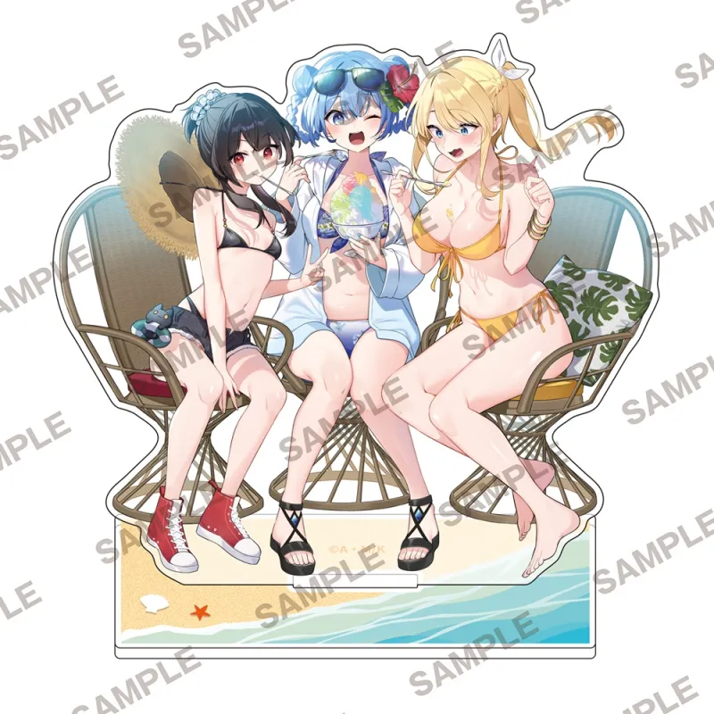 描き下ろしアクリルスタンド アクア&めぐみん&ダクネス