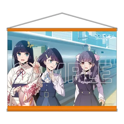 『イキヅライブ! LOVELIVE! BLUEBIRD』B2タペストリー 麻衣&花火&のりこ