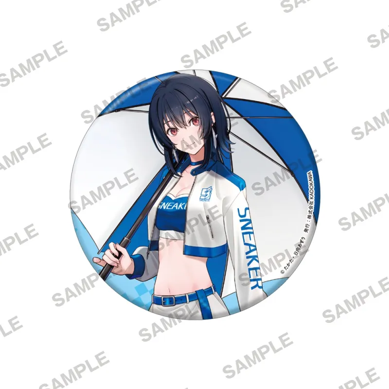 『クラスで2番目に可愛い女の子と友だちになった』ビッグホログラム缶バッジ 朝凪海 レースクイーンVer.